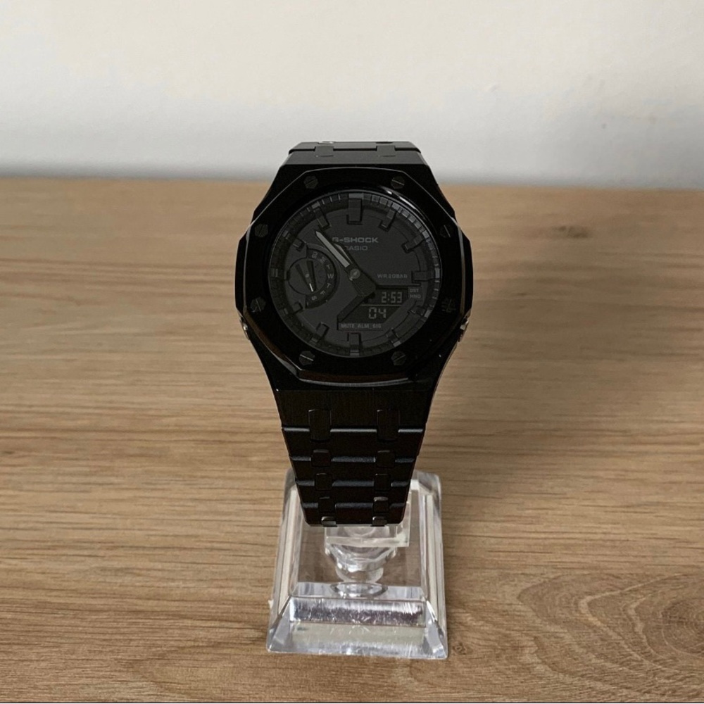 CasiOak Full Black - Casio G-Sock GA-2100